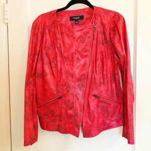 Rare! Kris Jenner Kollection Snakeskin Moto Blazer size Small